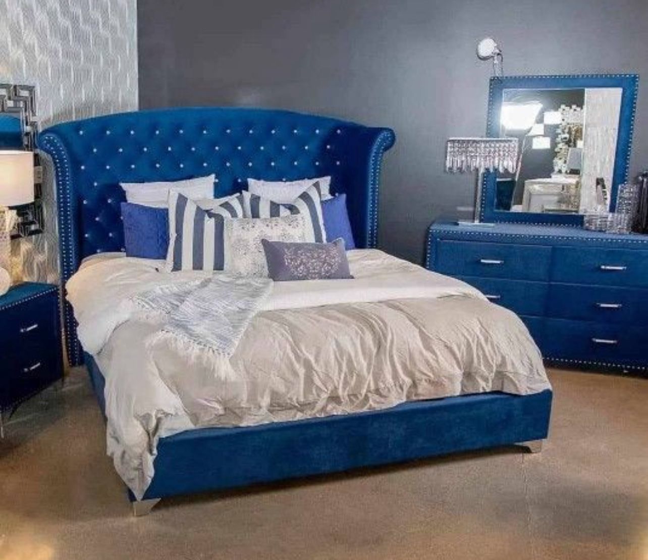 New 4pc Bedroom Set In Box 📦 Buy Now Pay Later