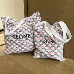 Celine Tote Canvas bag pop-up store limited edition gift tennis series