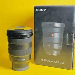Sony FE 16-35mm f2.8 GM Lens