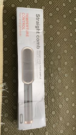 Comb hair Straightener