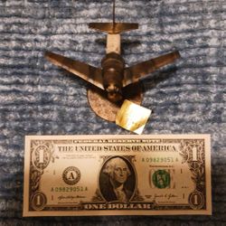 Vintage Rock Creek Meatl Craft Airplane 