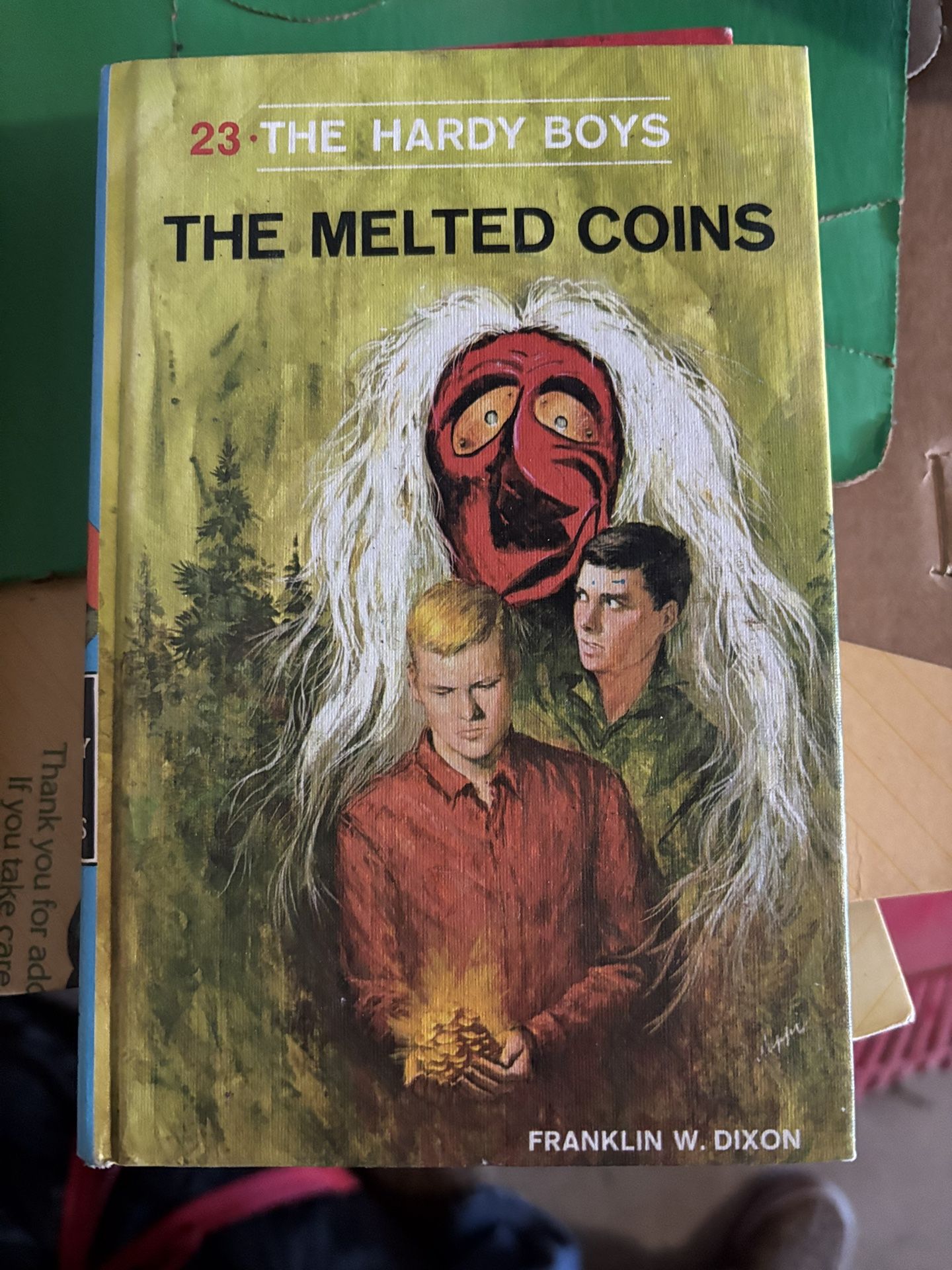 Nancy Drew and Hardy boy mystery books