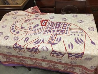 Large elephant tapestry