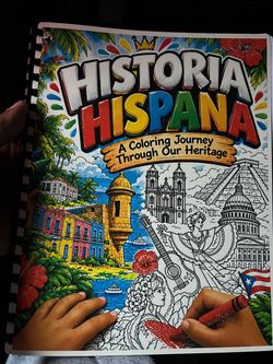 Historia Hispana Coloring Book