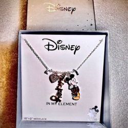 Disney Mickey Mouse Charm Necklace 