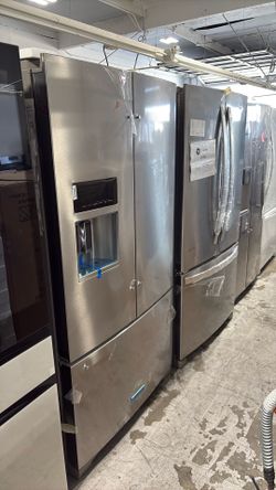 KitchenAid - 26.8 cu. ft. French Door Refrigerator in Stainless Steel with PrintShield Finish