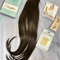 Brand New 100% Human Hair Tape In Extensions, 24 Inch, 50gm, 20pcs