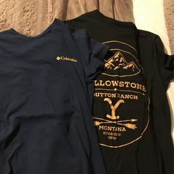 Columbia And Yellowstone Shirts