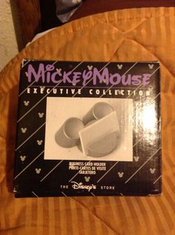 Mickey mouse executive collection business card holder