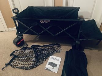 Large Portal Utility Wagon, 26” X 55”, Includes Tailgate, 600L Capacity, Can hold 400lbs