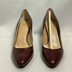 Cole Haan Leather Lena Pump Tawny Port 8.5 B

