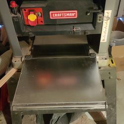 Craftsman 13" planer w new blades and stand works great