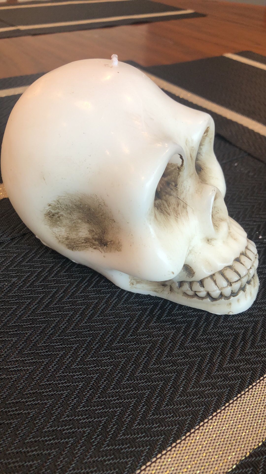 Skull Wax Candle