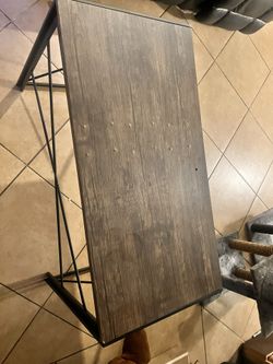 Metal And Wooden Desk $20.00