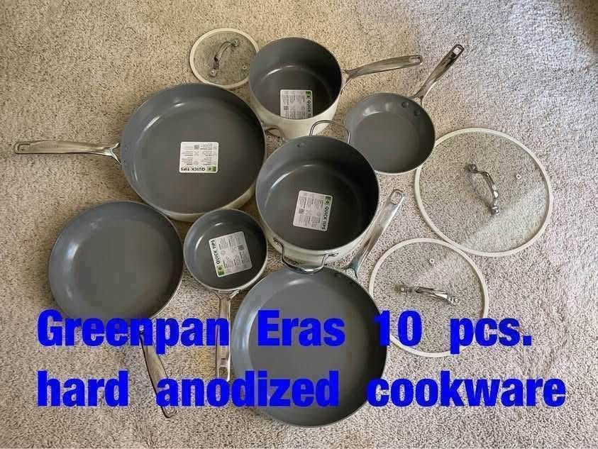 Greenpan  eras  10  pcs.  cookware  -  $350