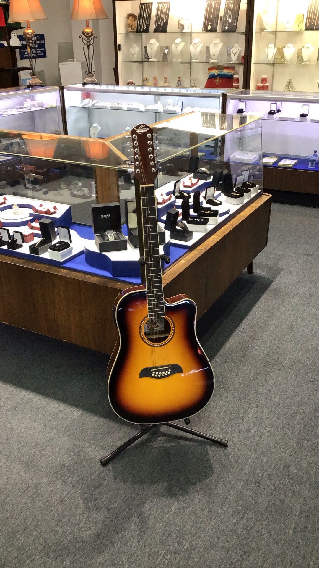 Oscar Schmidt OD312CE-TS 12-String Acoustic Electric Guitar Tobacco Sunburst Finish Beautiful Finish 💵 💳 💵 Cash & Card Accepted