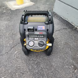 Cordless 60 volt Dewalt compressor tool Only