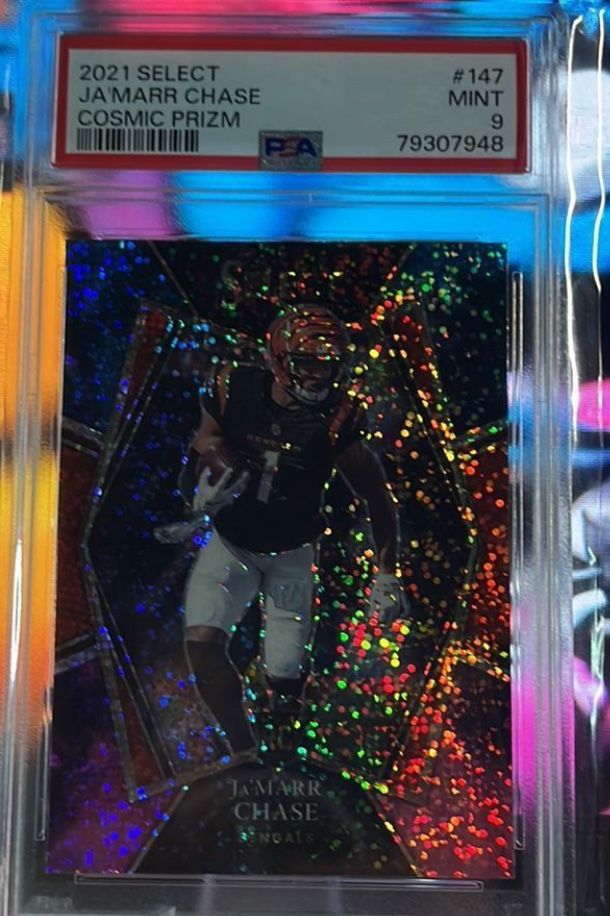 2021 NFL Cincinatti Bengals Ja’Marr Chase Rookie Cosmic Prizm