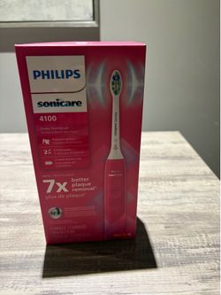 New Philips Sonicare 4100 electric toothbrush in pink