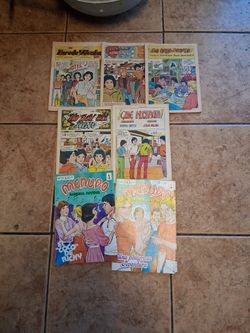 Vintage Menu do Comics