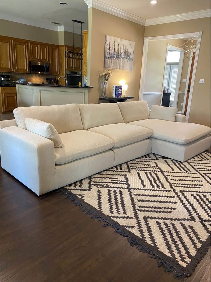 Ashley Oversized Cream Sectional