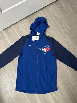 Nike Authentic Collection Raglan Full-Zip Hoodie Toronto Blue Jays Jacket Sz S