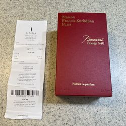 Maison Francis Kurkdjian Baccarat Rouge 540, WITH RECEIPT