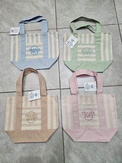 Trader Joe's mini tote bags