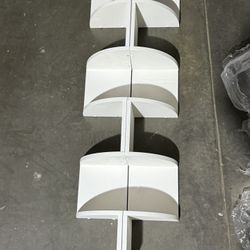 White Corner Wall Shelves – Set