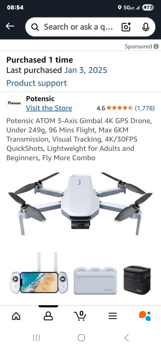 Potential Atom 3 Drone