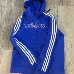 Blue Adidas Hoodie Men