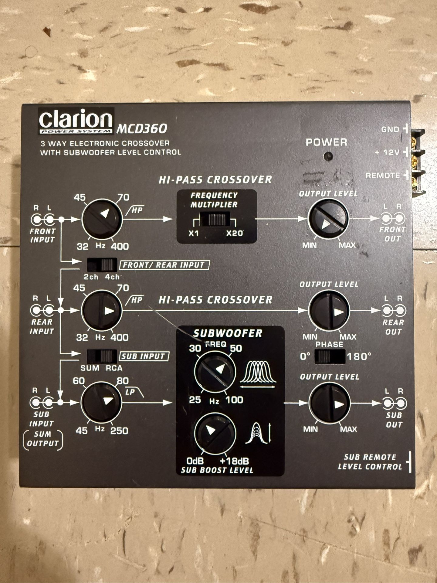 Clarion Crossover MCD 360