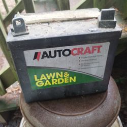 Riding Lawn Mower Battery - for Scrap 