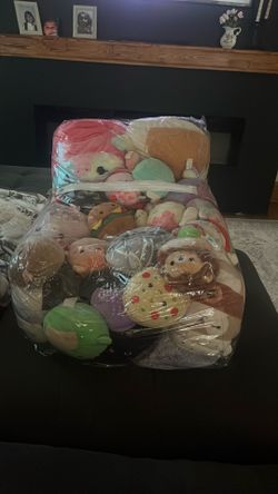 Clear chair with squish mellows
