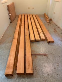 Rough Sawn Cedar lumber
