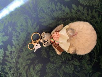 Teddy bear keychain