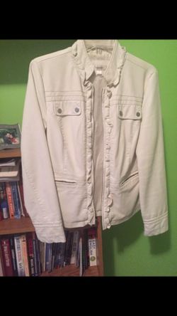 Leather White jacket
