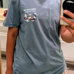 T-Shirt Los Torres National Park Chile Circuit "W" Logo. Men Small Organic Cotton