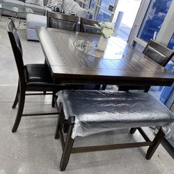 6pc Counter Height ✨ Easy Financing Available ✨ No Credit Needed 