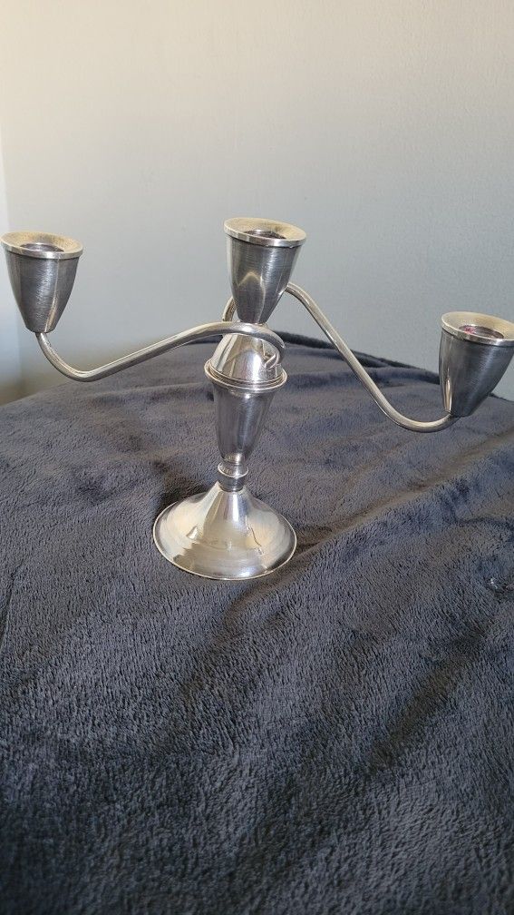Sterling Silver Candle Holders