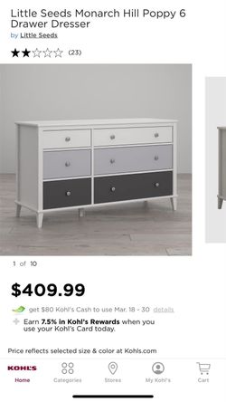 Pink, Grey and White Nursery Dresser