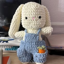Crochet bunny plush