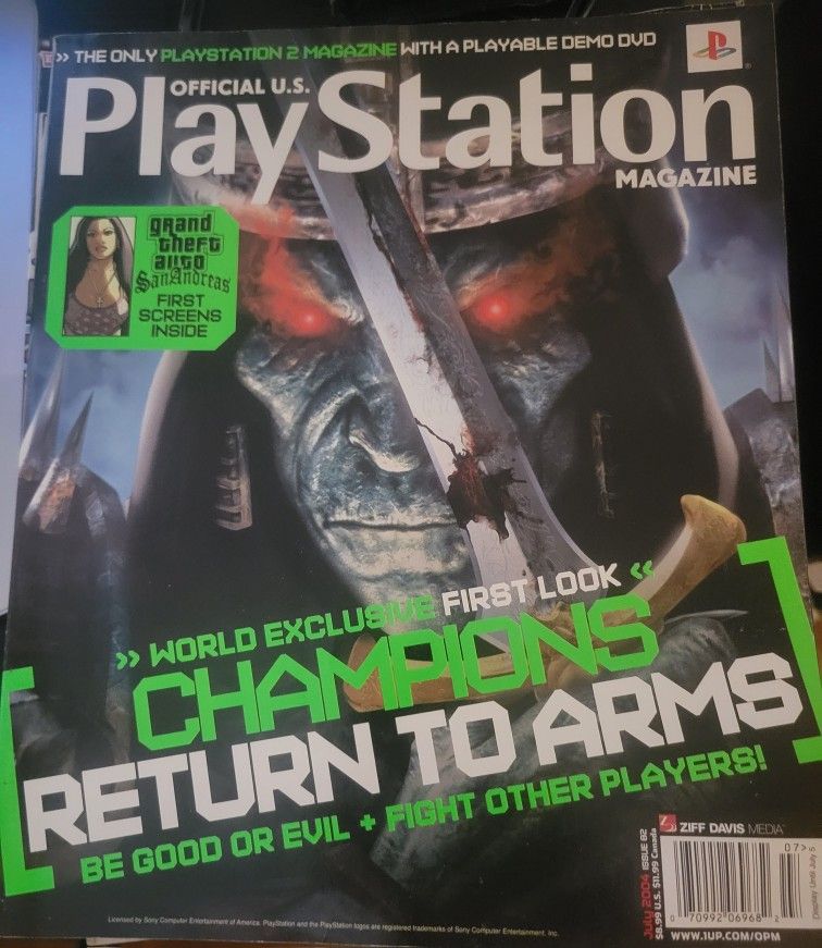 Official U.S. PlayStation Magazine (Issue 82) (2005) Champions Cover