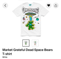 Chinatown Market Grateful Dead Space Bears T Shirt Size Large
