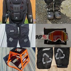 Motorcycle/Dirtbike gear & parts 