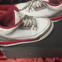 Jordan 3 Cardinal 