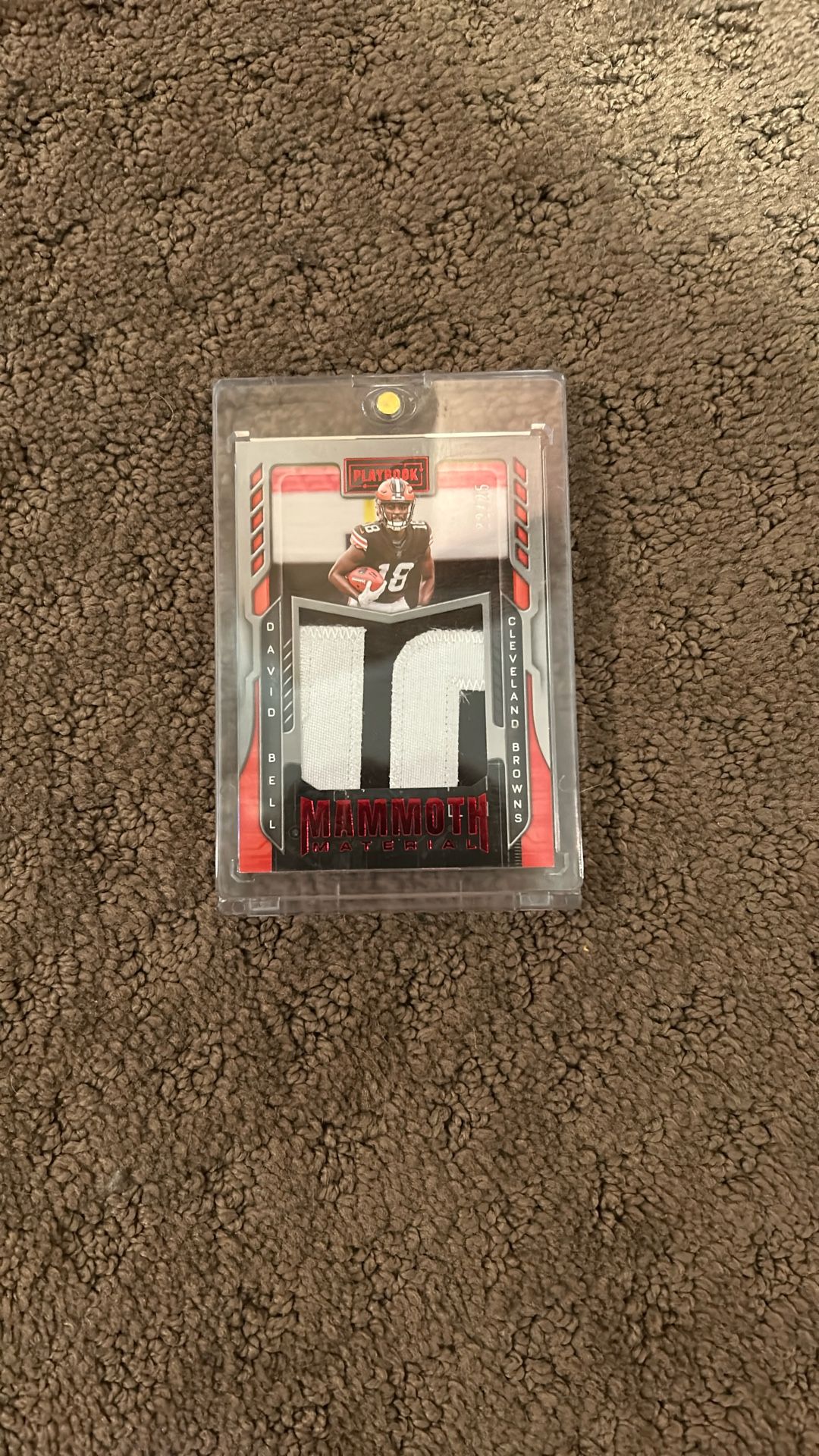 David Bell Mammoth Material Patch Card/25