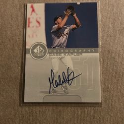 1999 SP Authentic #GK Gabe Kapler Chirography autographed