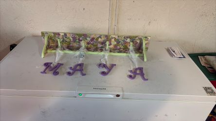 Hand crafted Shelf With letters 