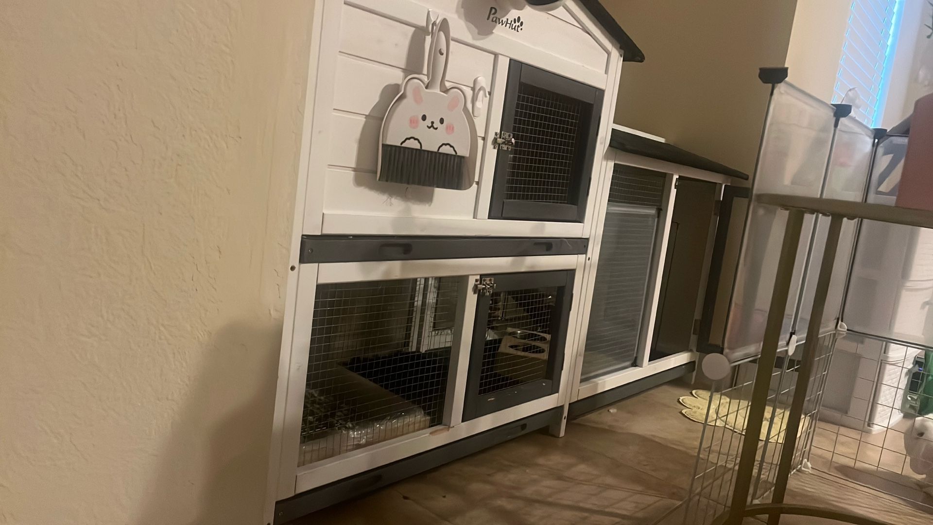 Large 2 Story Rabbit Hutch